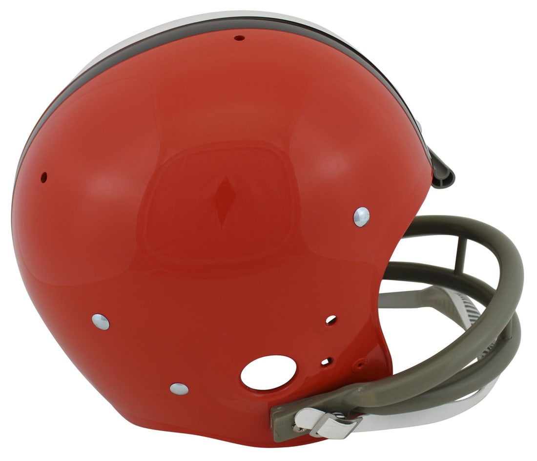 Cleveland Browns Riddell TK 2 Bar Full Size Helmet PPC Certified: Cleveland Browns Riddell TK 2 Bar Full Size Helmet PPC Certified This Cleveland Browns Riddell TK 2 Bar Full Size Helmet is a must-have for any fan. Officially licensed and originally produced, this h