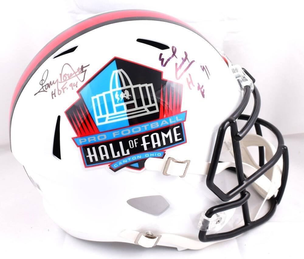 Beckett Holo Signed NFL Speed Helmet Earl Campbell Tony Dorsett (1 of 6)