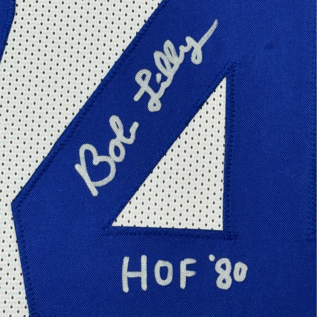 Bob Lilly signed Dallas Cowboys framed jersey 33x42 JSA COA - 2