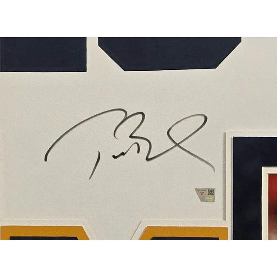 Tom Brady Autographed Framed Jersey by Fanatics Patriots - 2
