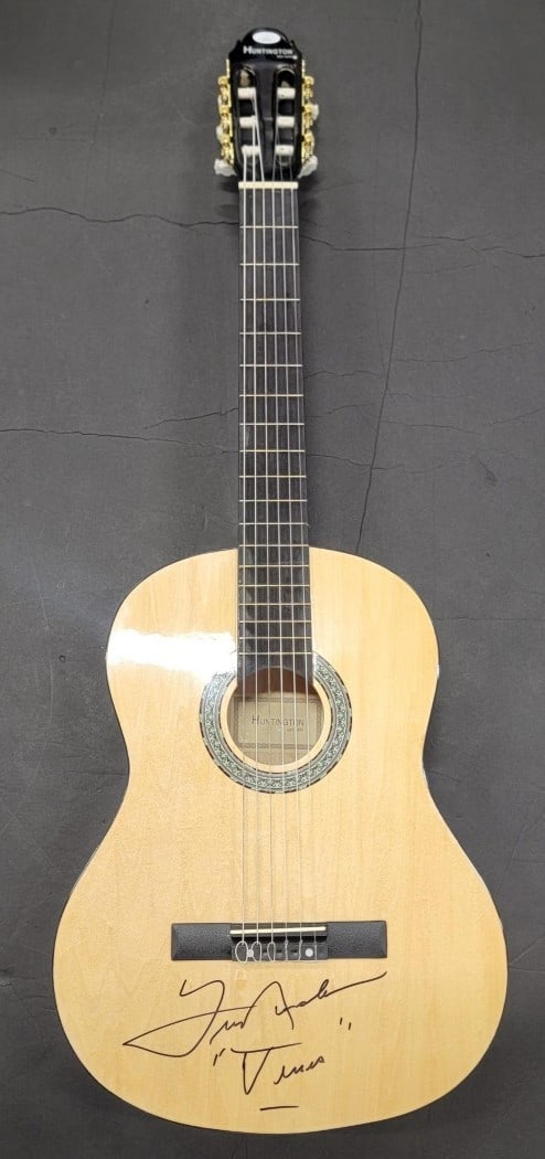 Frankie Avalon Signed Acoustic Guitar JSA Authenticated Venus Dinah Beach Party (1 of 3)