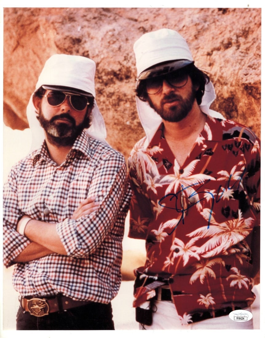 11X14 Spielberg autographed photo with George Lucas JSA (1 of 2)