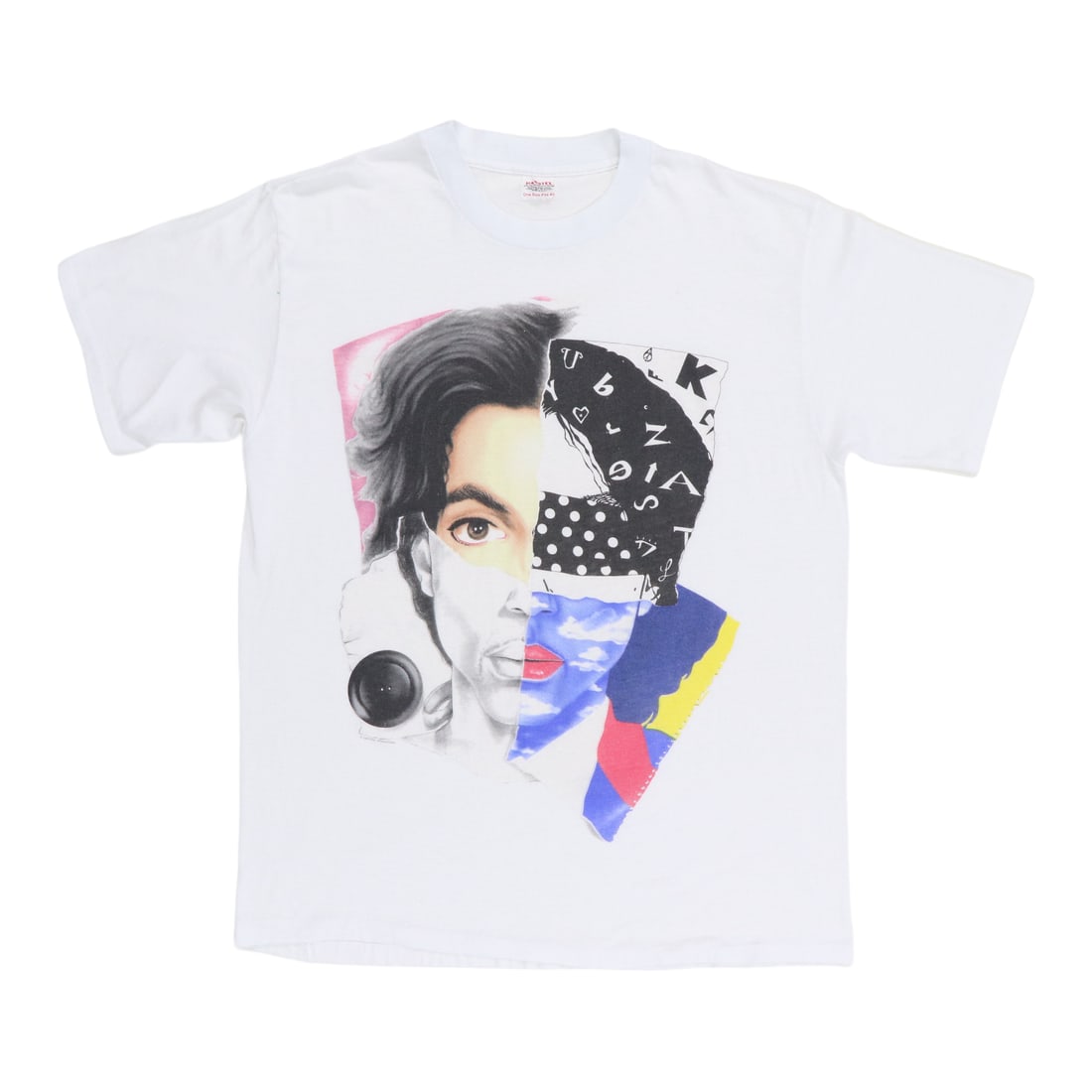 Vintage 1988 Lovesexy Tour Poly Cotton Shirt Featuring Prince Graphics (1 of 5)