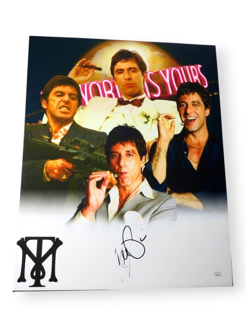Scarface 16X20 signed canvas photo Al Pacino JSA authenticated (1 of 5)