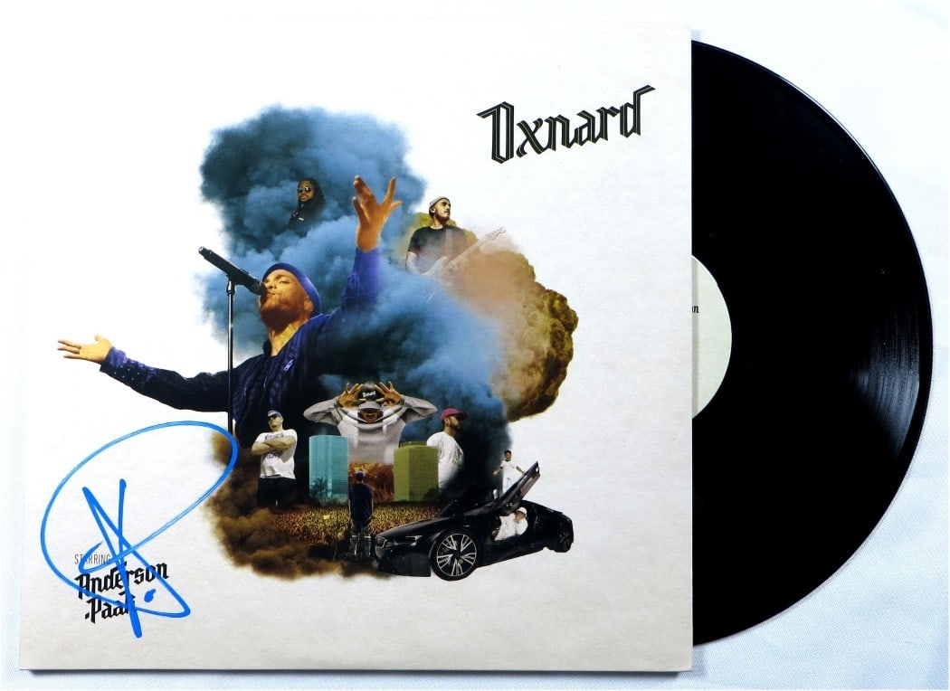 Oxnard Album Cover Hand Signed by Anderson .Paak Beckett Authenticated (1 of 4)