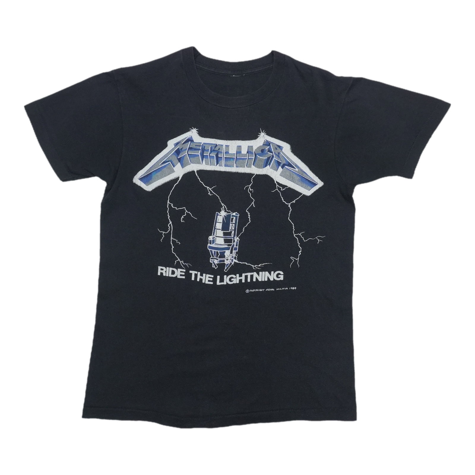 Vintage 1984 Metallica Ride the Lightning black cotton shirt (1 of 5)