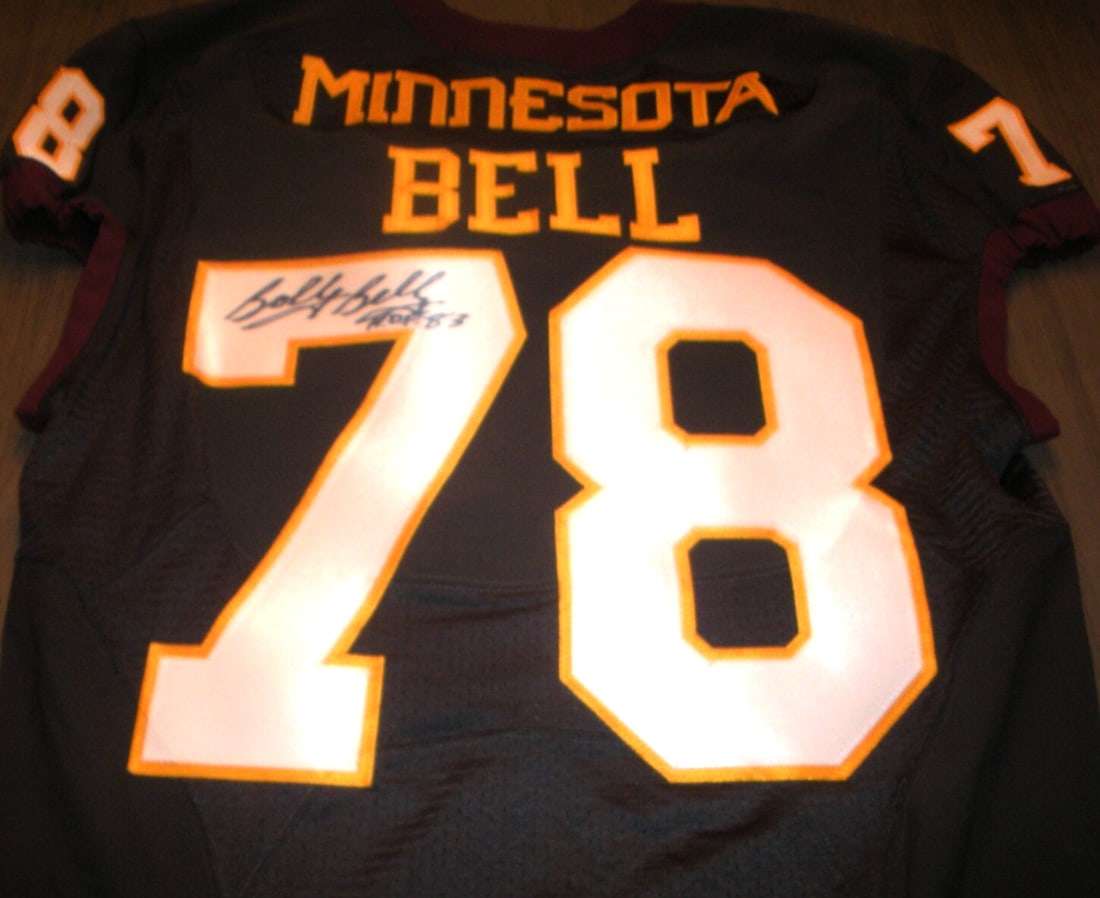 Bobby Bell Minnesota Gophers Nike Jersey with COA (1 of 2)