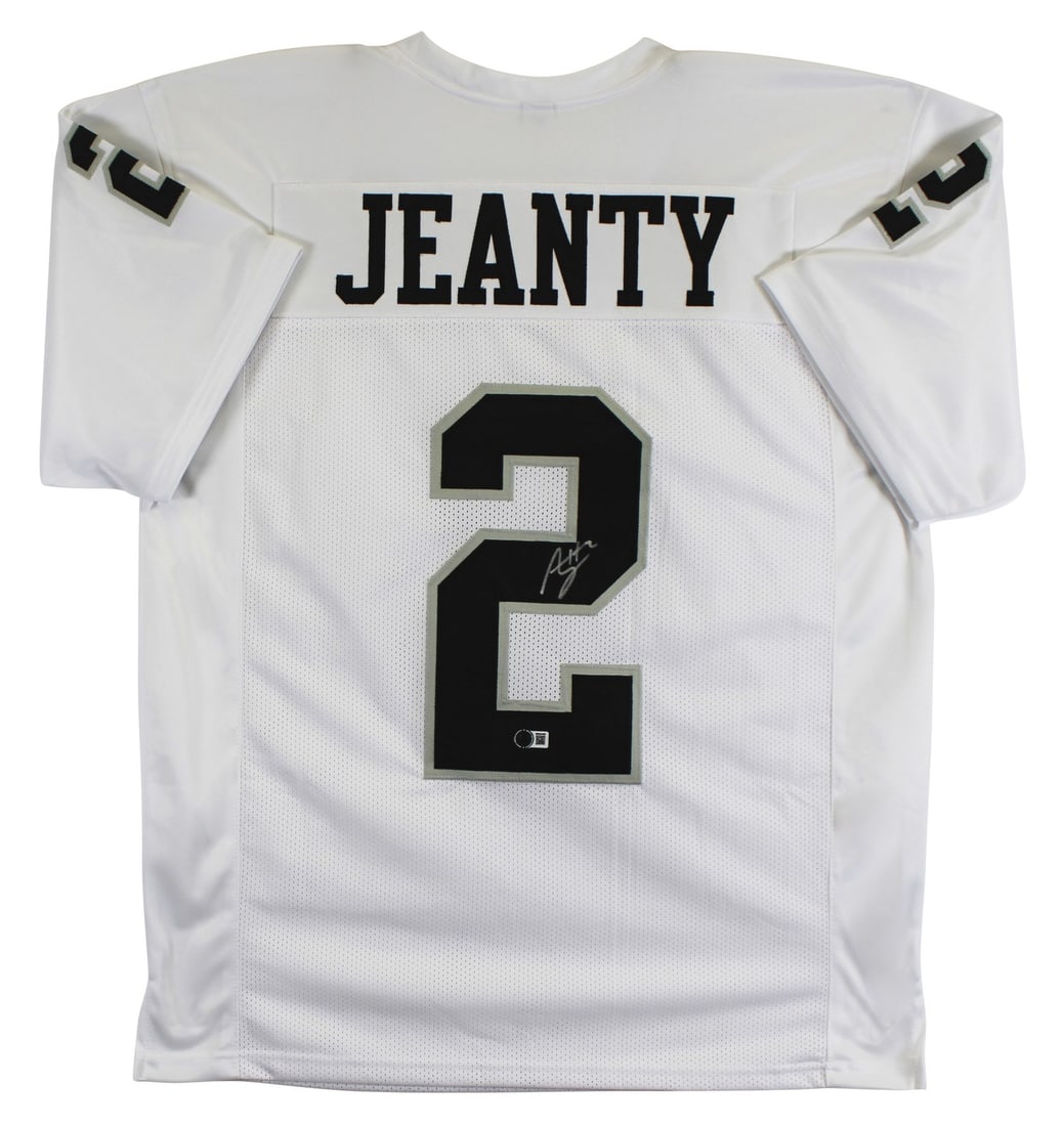 Ashton Jeanty Signed White Pro Style Jersey BAS Authenticated Las Vegas Raiders (1 of 3)