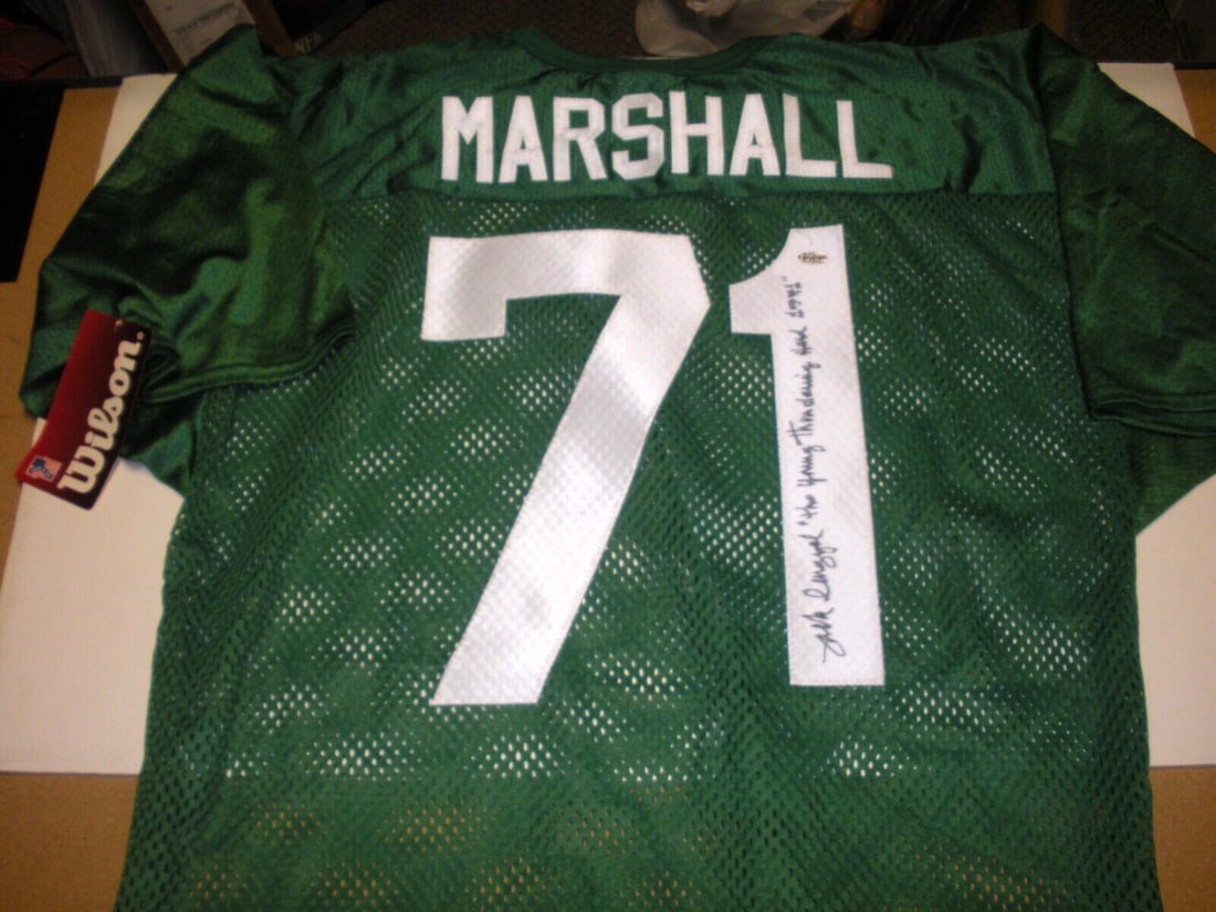 Signed Wilson Jersey Jack Lengyel We Are Marshall With COA (1 of 2)