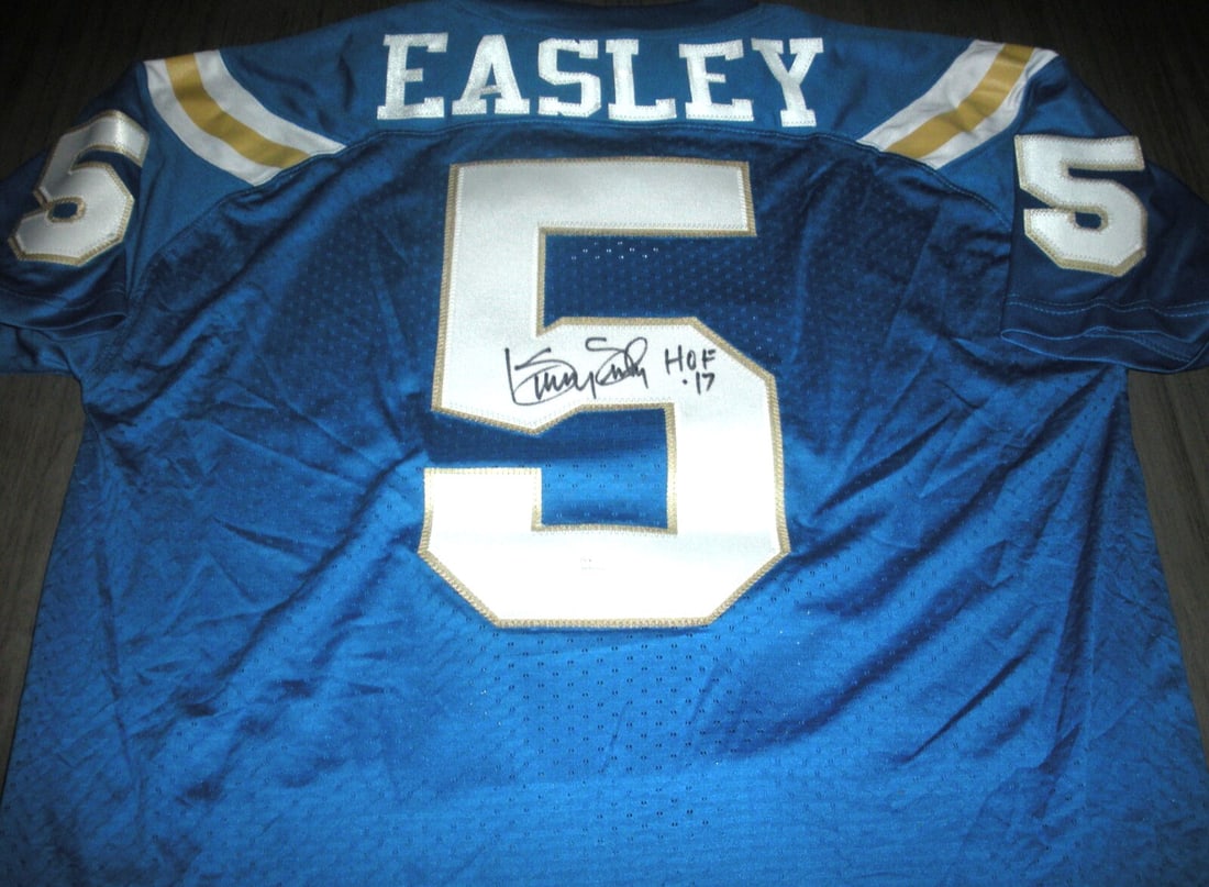 Adidas Jersey Signed by Kenny Easley JSA COA Seahawks UCLA Licensed: Adidas Jersey Signed by Kenny Easley JSA COA Seahawks UCLA Licensed This official licensed Adidas jersey is signed by Kenny Easley, notable for his time with the UCLA Bruins and the Seattle Seahawks. 