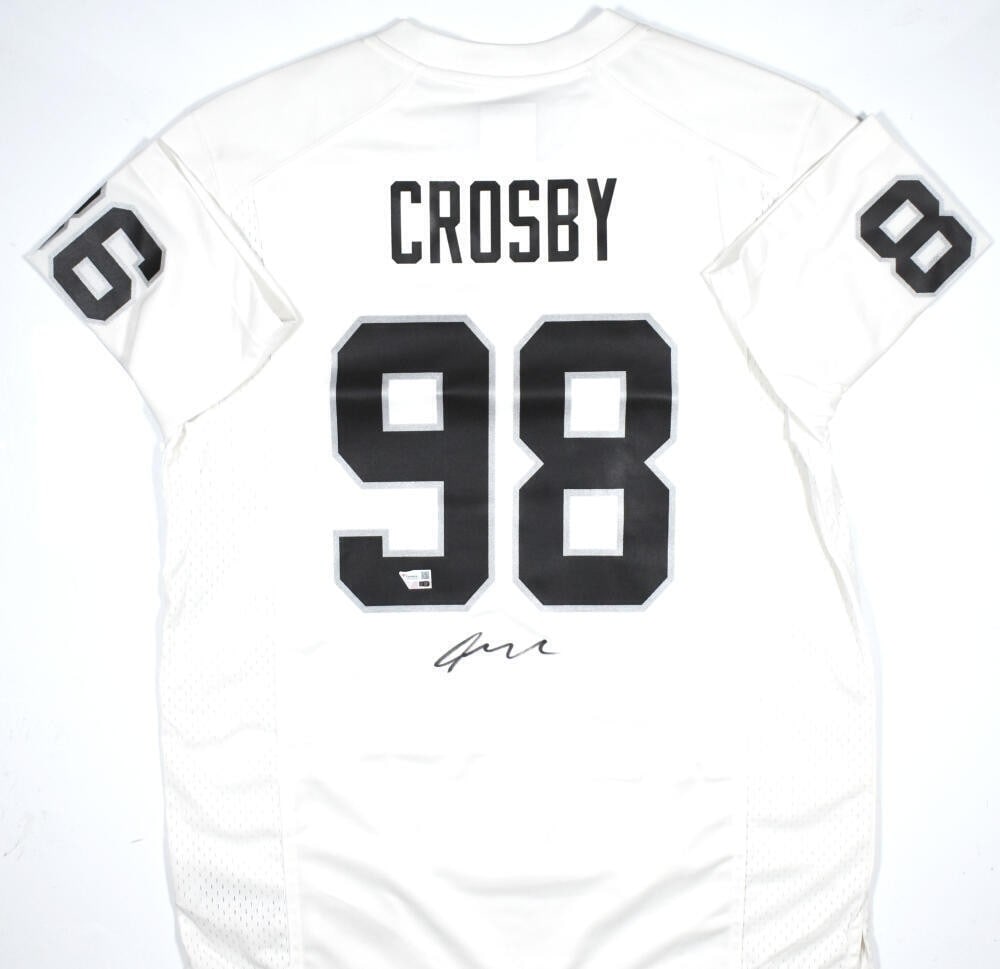 Autographed Maxx Crosby Raiders White Nike Game Jersey Fanatics Authentic (1 of 9)