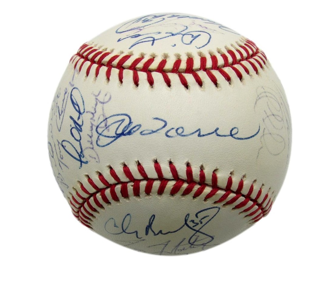 1999 World Series Yankees Team Signed Baseball with 30 Signatures PSA Authenticated (1 of 7)
