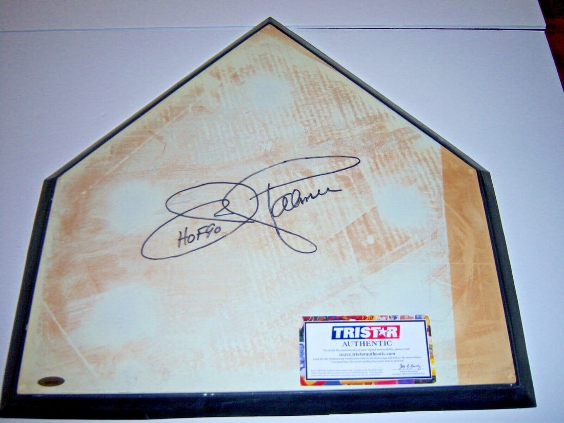 Autographed Home Plate Signed by Jim Palmer Hall of Fame Baltimore Orioles (1 of 1)