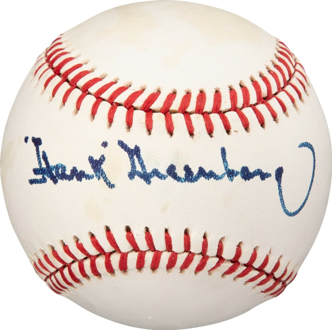 Hank Greenberg Signed Official American League Baseball PSA DNA Detroit Tigers: Hank Greenberg Signed Official American League Baseball PSA DNA Detroit Tigers This beautiful single-signed official American League baseball features the autograph of Hank Greenberg, a legendary play