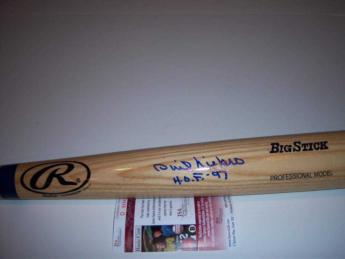 Big Stick bat autographed by Phil Niekro Atlanta Braves HOF 1997 with JSA COA (1 of 2)