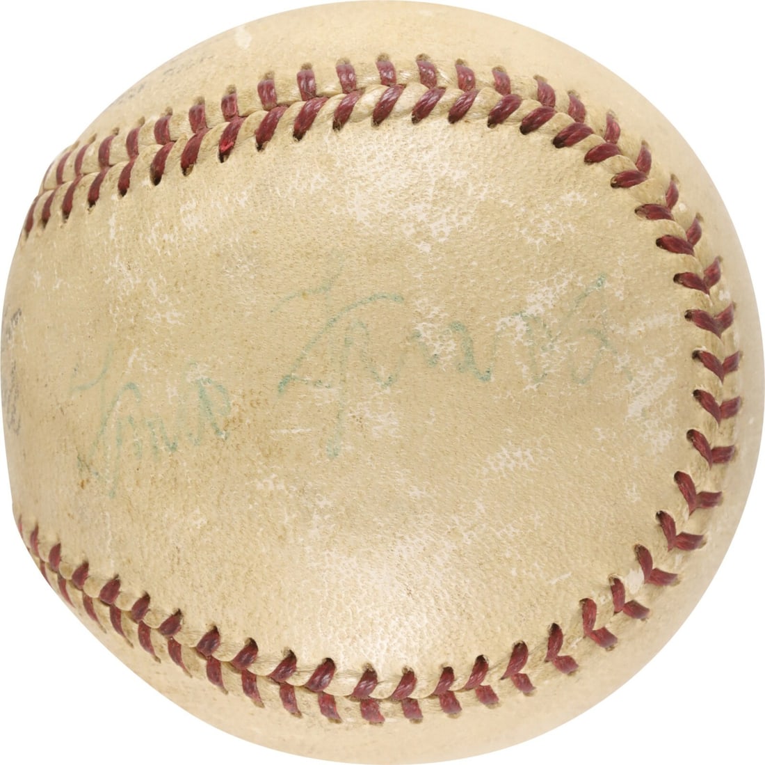 Frankie Frisch Signed Official National League Baseball JSA LOA: Frankie Frisch Signed Official National League Baseball JSA LOA This official National League baseball, featuring the signature of Hall of Fame second baseman Frankie Frisch, is a must-have for any ba