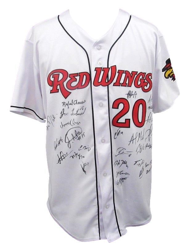 Rochester Red Wings 2022 Team Autographed Wilson Jersey 27 Signatures (1 of 5)
