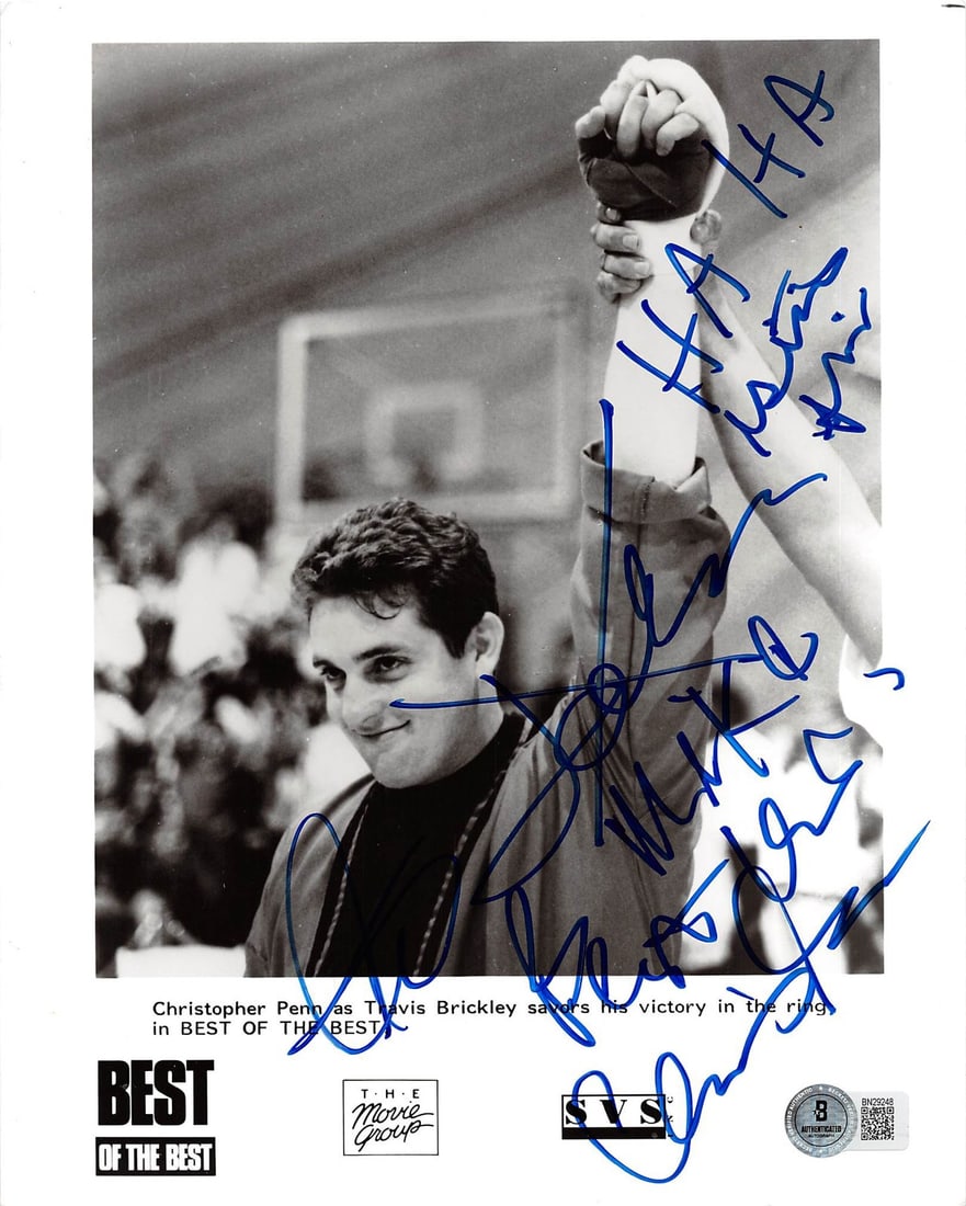 Christopher Penn Signed 8x10 Photo Best of the Best BAS Authentication (1 of 3)