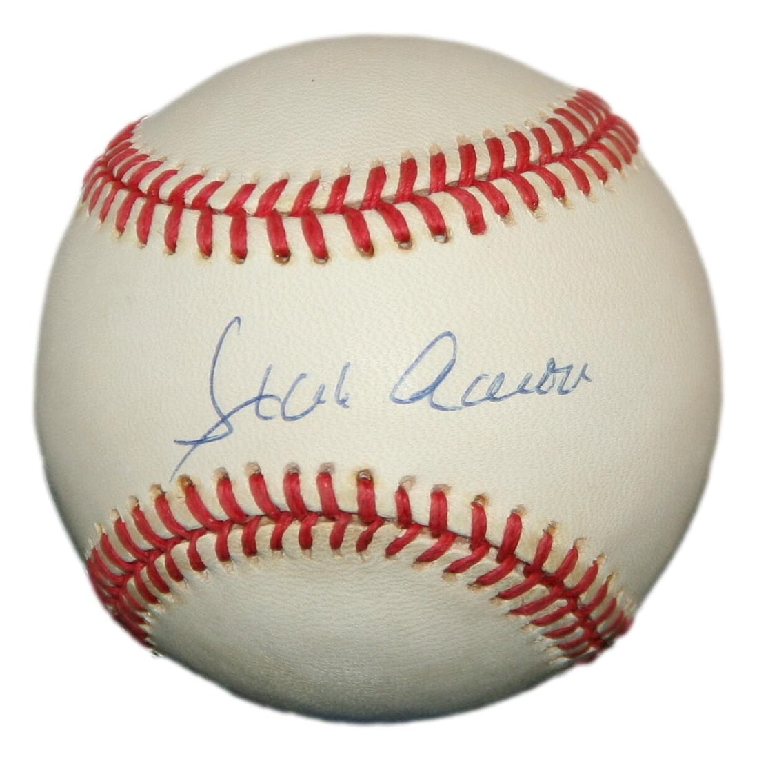 Hank Aaron Signed ONL Baseball PSA/DNA Atlanta Braves Collectible: Hank Aaron Signed ONL Baseball PSA/DNA Atlanta Braves Collectible This authentic ONL baseball features the legendary Hank Aaron's signature, making it a must-have for any serious baseball collector. T