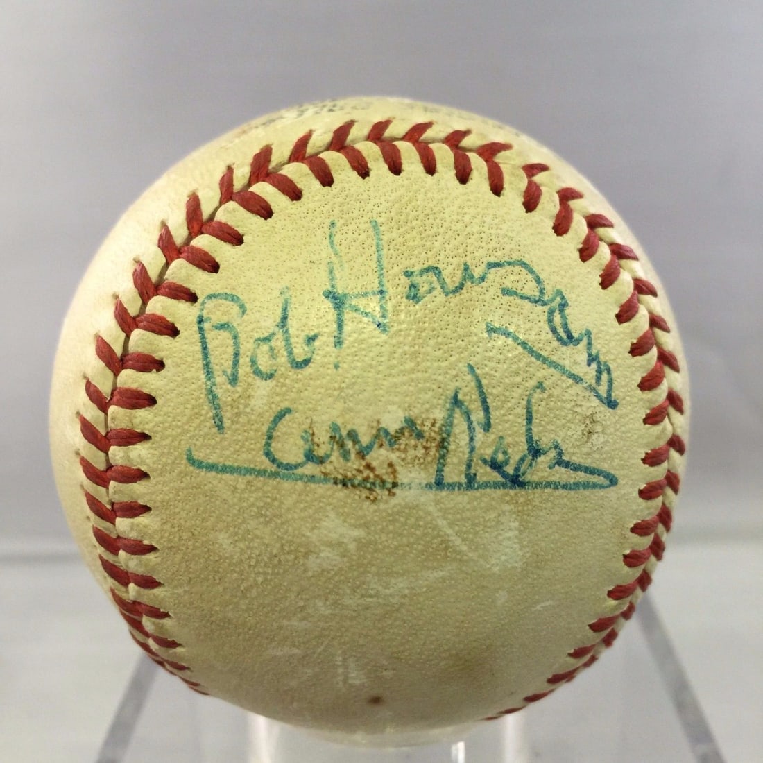 Rare Bob Howsam Signed Baseball PSA DNA COA Cincinnati Reds MLB: Rare Bob Howsam Signed Baseball PSA DNA COA Cincinnati Reds MLB This rare baseball features a single signed autograph by Bob Howsam, a notable figure in baseball history. The ball is an Official Natio