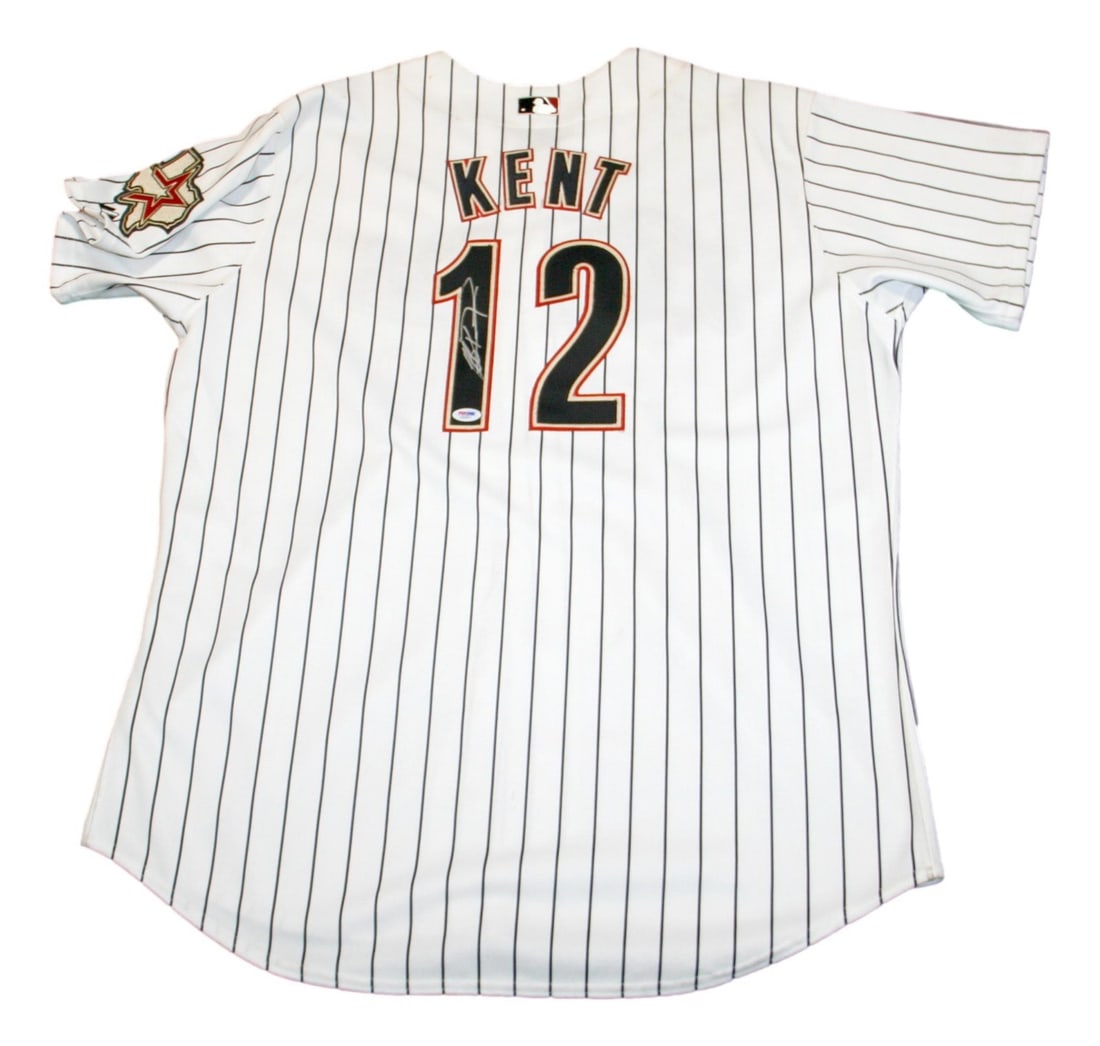 Houston Astros Jersey Signed by Jeff Kent with PSA Authentication Size 52 (1 of 5)