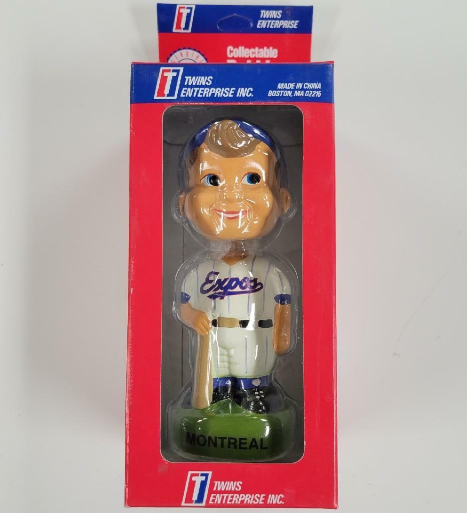 Vintage 1995 Montreal Expos Boy Bobblehead Doll by Twins Enterprise TEI (1 of 9)