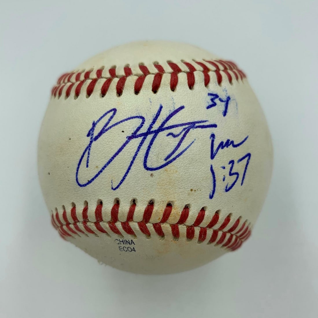 Game-Used Minor League Baseball Signed by Bryce Harper with JSA Authentication 2011: Game-Used Minor League Baseball Signed by Bryce Harper with JSA Authentication 2011 This is an original 2011 game-used Minor League baseball signed by Bryce Harper before his official rookie season. T