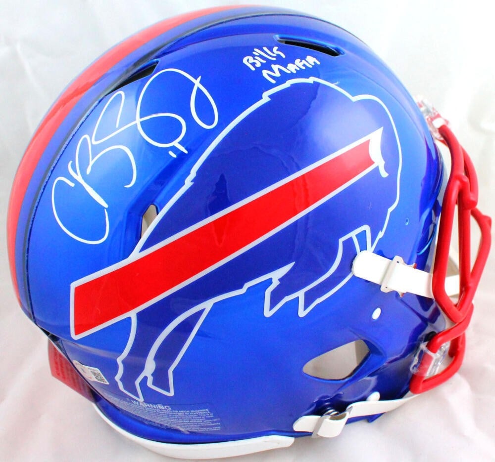 Buffalo Bills Flash Speed Authentic Helmet Signed by Cole Beasley Beckett Holo (1 of 9)