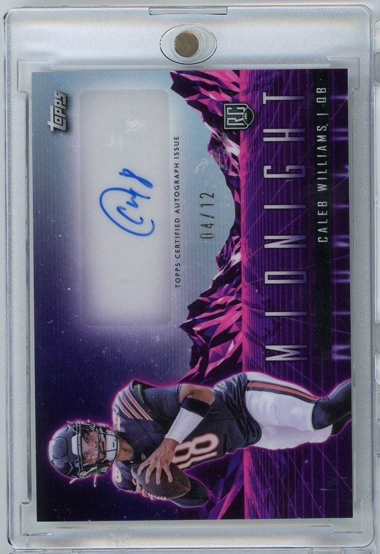 Caleb Williams 2024 Topps Midnight Rookie Horizon Auto RC #RHSCW (1 of 2)