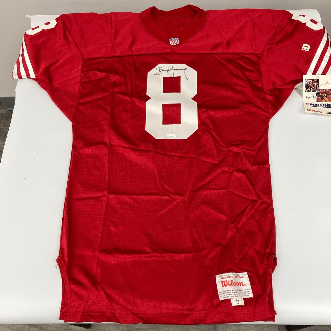 Steve Young Signed 49ers Authentic Wilson Game Jersey PSA (1 of 9)