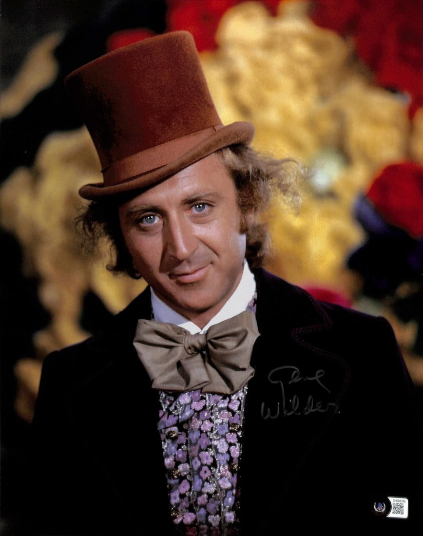 11x14 Signed Photo of Gene Wilder as Willy Wonka Beckett Authenticated (1 of 1)