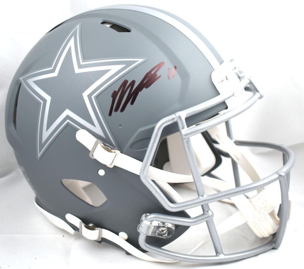 Dallas Cowboys Slate Speed Authentic Helmet Signed by Micah Parsons (1 of 5)