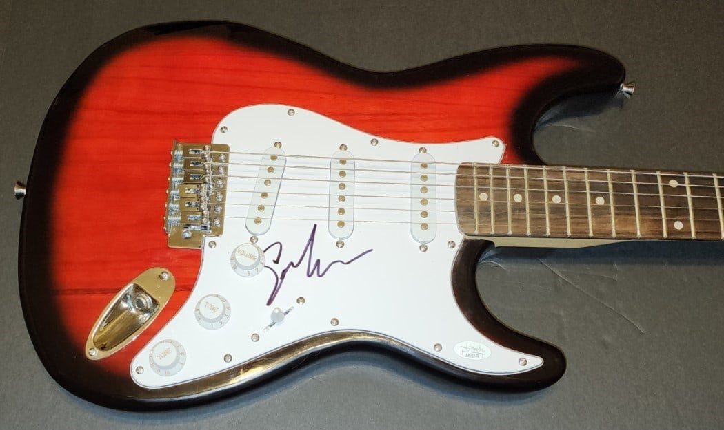 Susanna Hoffs JSA authenticated signed guitar (1 of 4)