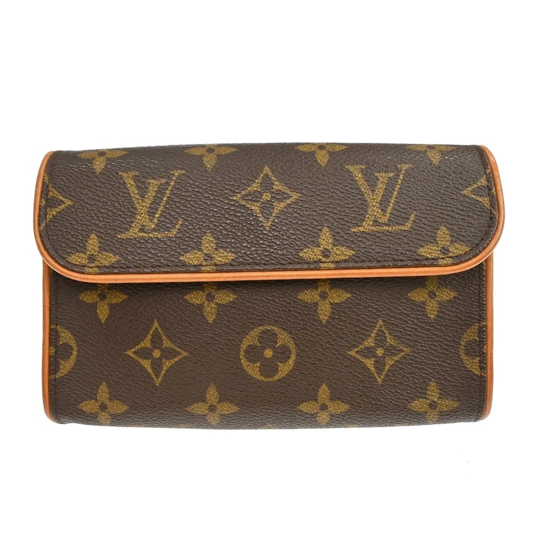 Louis Vuitton Florentine Waist Belt Bag Monogram Canvas: Louis Vuitton Florentine Waist Belt Bag Monogram Canvas Louis Vuitton Florentine Waist in brown monogram canvas. This waist bag is made in France and is presented in good condition with visible wear. 