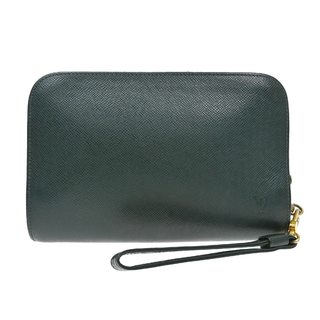 Louis Vuitton Baikal Taiga Leather Clutch in Green M30184 (1 of 18)