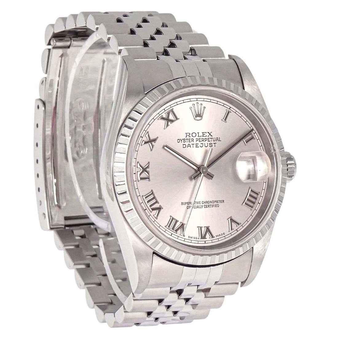 Rolex Ref.16220 Datejust 36mm automatic stainless steel wristwatch (1 of 10)