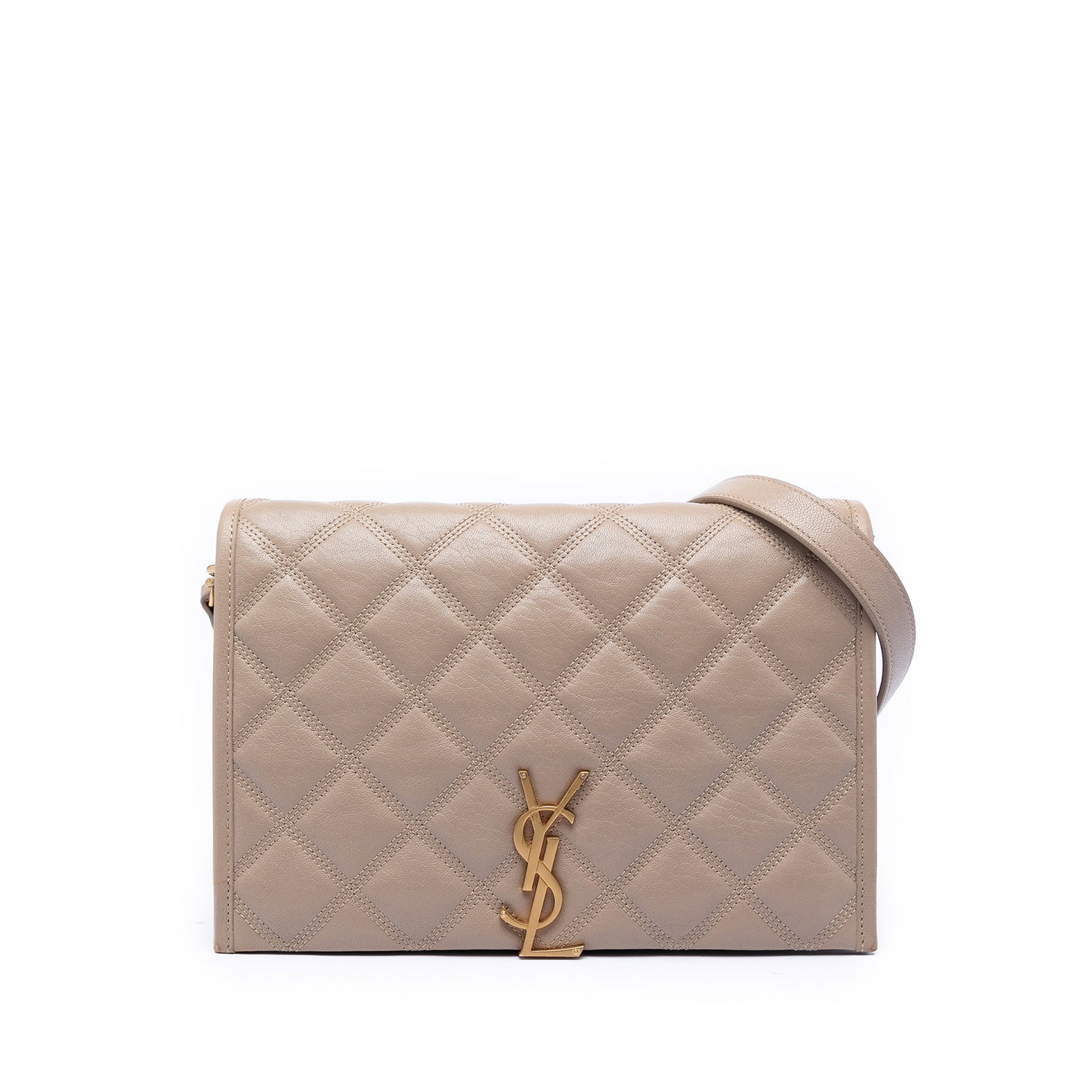 Saint Laurent Becky quilted lambskin chain shoulder bag (1 of 7)
