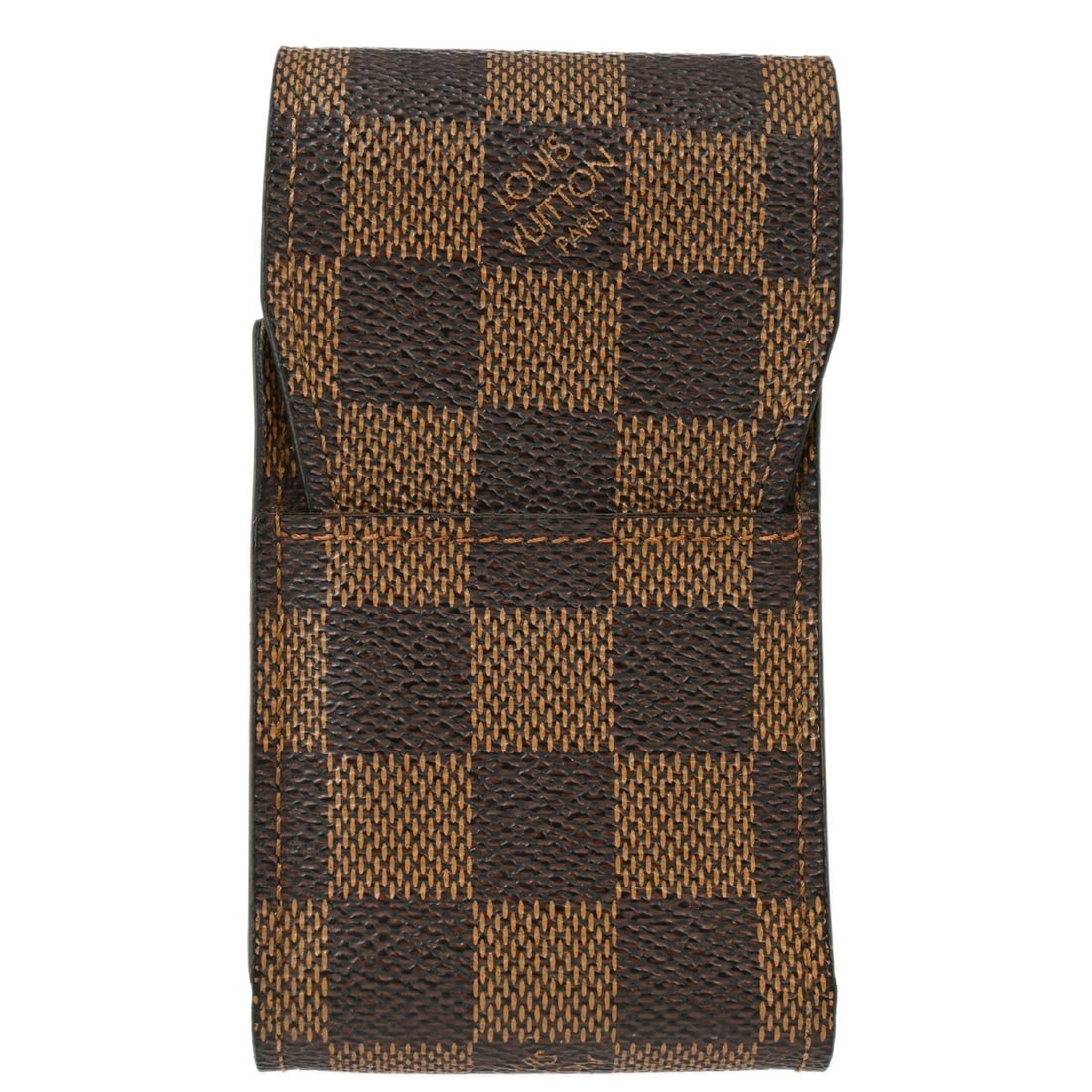 Louis Vuitton Damier Etui Cigarette Case in Ebene Brown Canvas (1 of 7)