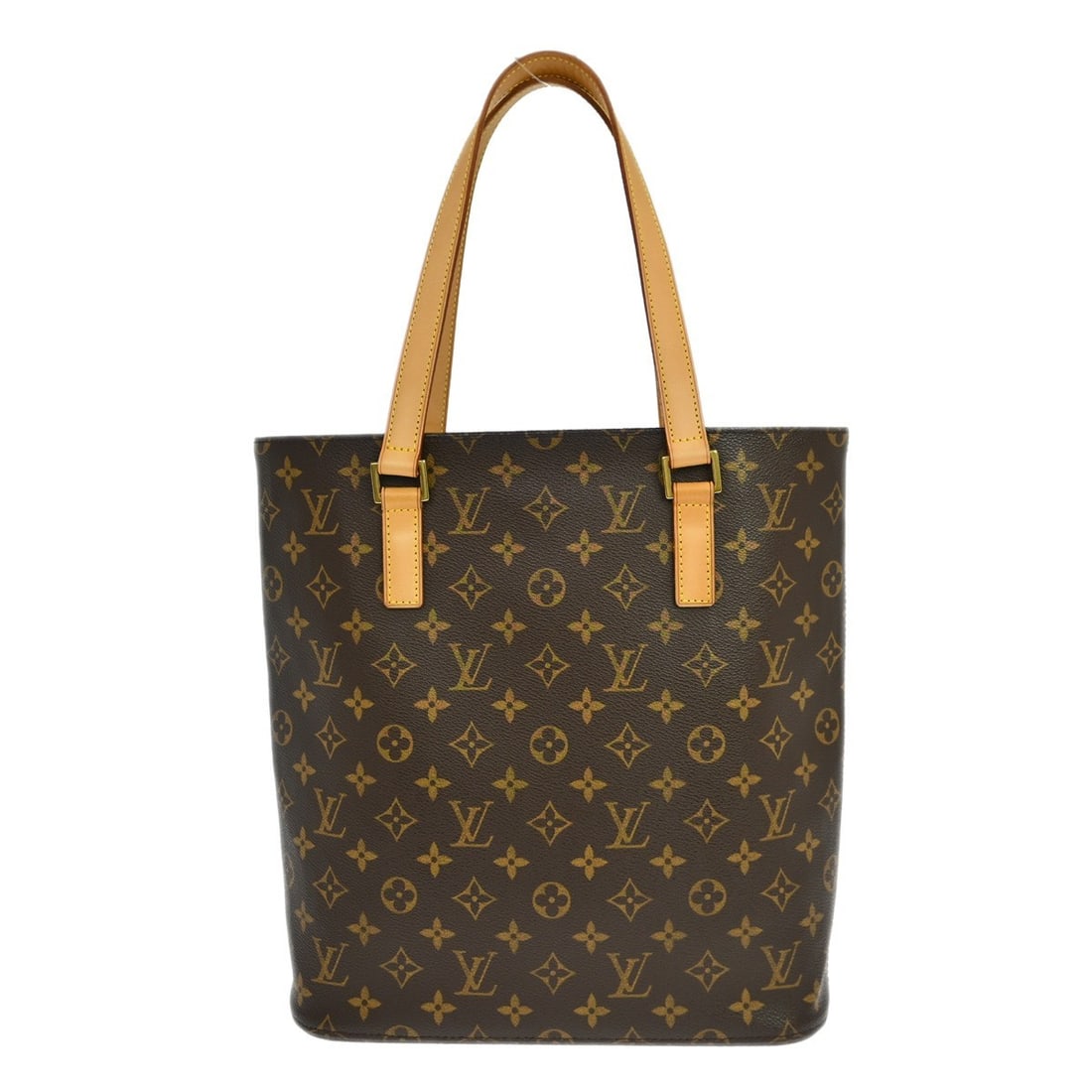 Louis Vuitton Vavin GM Monogram Canvas Large Tote M51170: Louis Vuitton Vavin GM Monogram Canvas Large Tote M51170 Vintage Louis Vuitton Vavin GM tote handbag in brown Monogram canvas with leather trim and double handles. This open-top tote features a brown 
