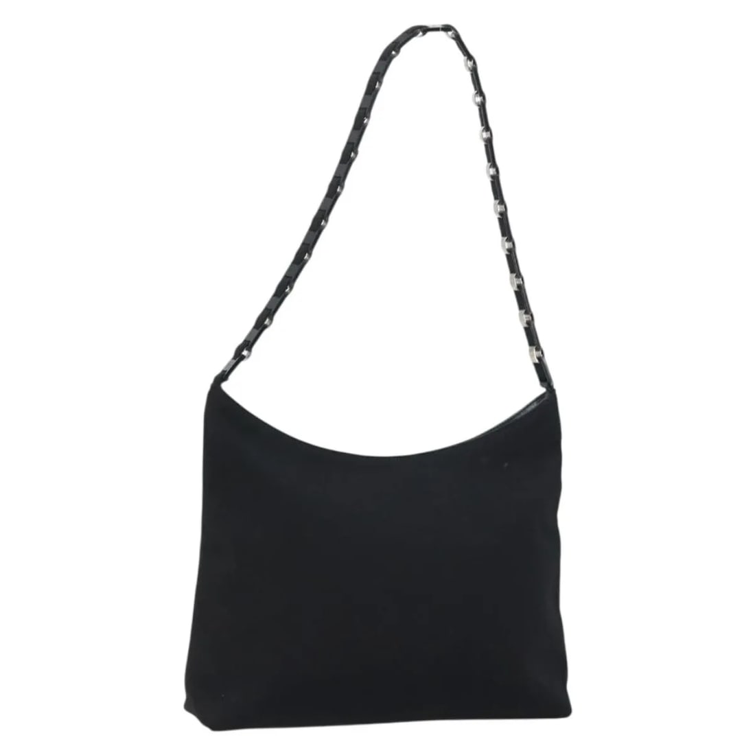 Black Nylon Shoulder Bag Salvatore Ferragamo Vala Italy: Black Nylon Shoulder Bag Salvatore Ferragamo Vala Italy This pre-owned Salvatore Ferragamo Vala shoulder bag in black nylon features a compact design suitable for female use. The bag shows signs of we