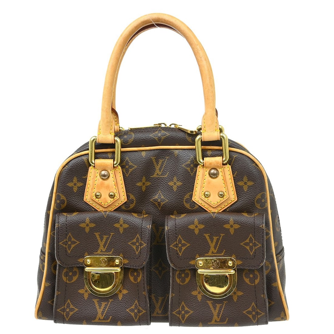 Louis Vuitton Manhattan PM Monogram Canvas Satchel M40026 (1 of 15)