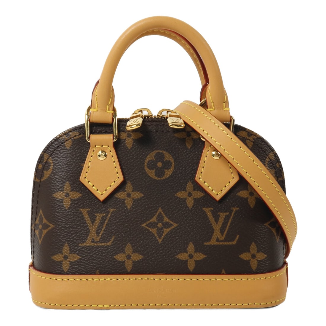 Louis Vuitton Nano Alma Monogram Brown 2 Way Shoulder Bag M82717 GHW (1 of 13)