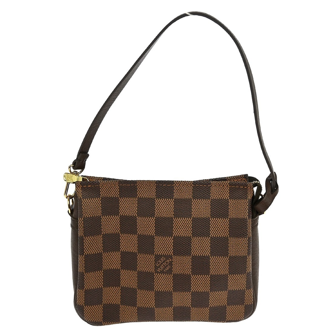 Louis Vuitton Trousse Makeup Mini Top Handle Bag Damier Ebene N51982 (1 of 6)
