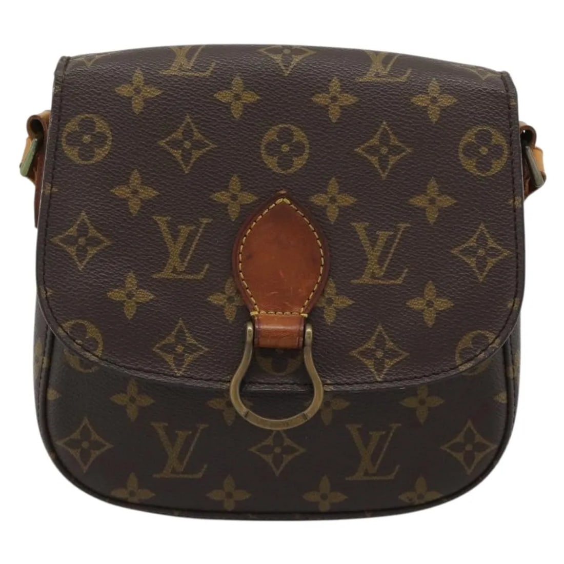 Louis Vuitton Saint Cloud brown canvas shoulder bag: Louis Vuitton Saint Cloud brown canvas shoulder bag Louis Vuitton Saint Cloud shoulder bag in brown monogram canvas. This piece is made in Germany and shows fair overall condition with visible wear th