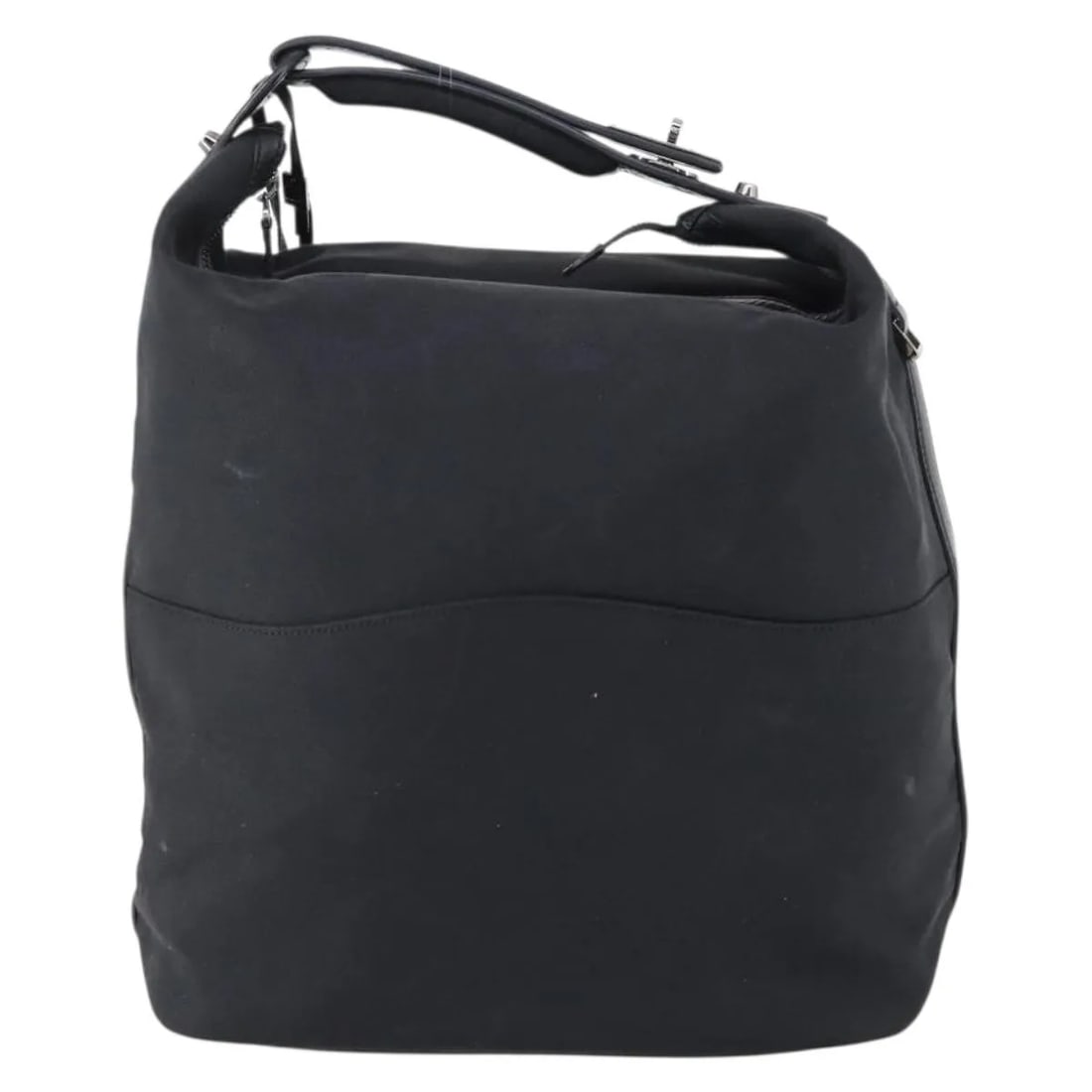 Gucci Vanity Tote Black Canvas Shoulder Bag: Gucci Vanity Tote Black Canvas Shoulder Bag This Gucci Vanity Tote is crafted from black canvas and designed for women. Made in Italy, the tote features a spacious interior and practical dimensions, m