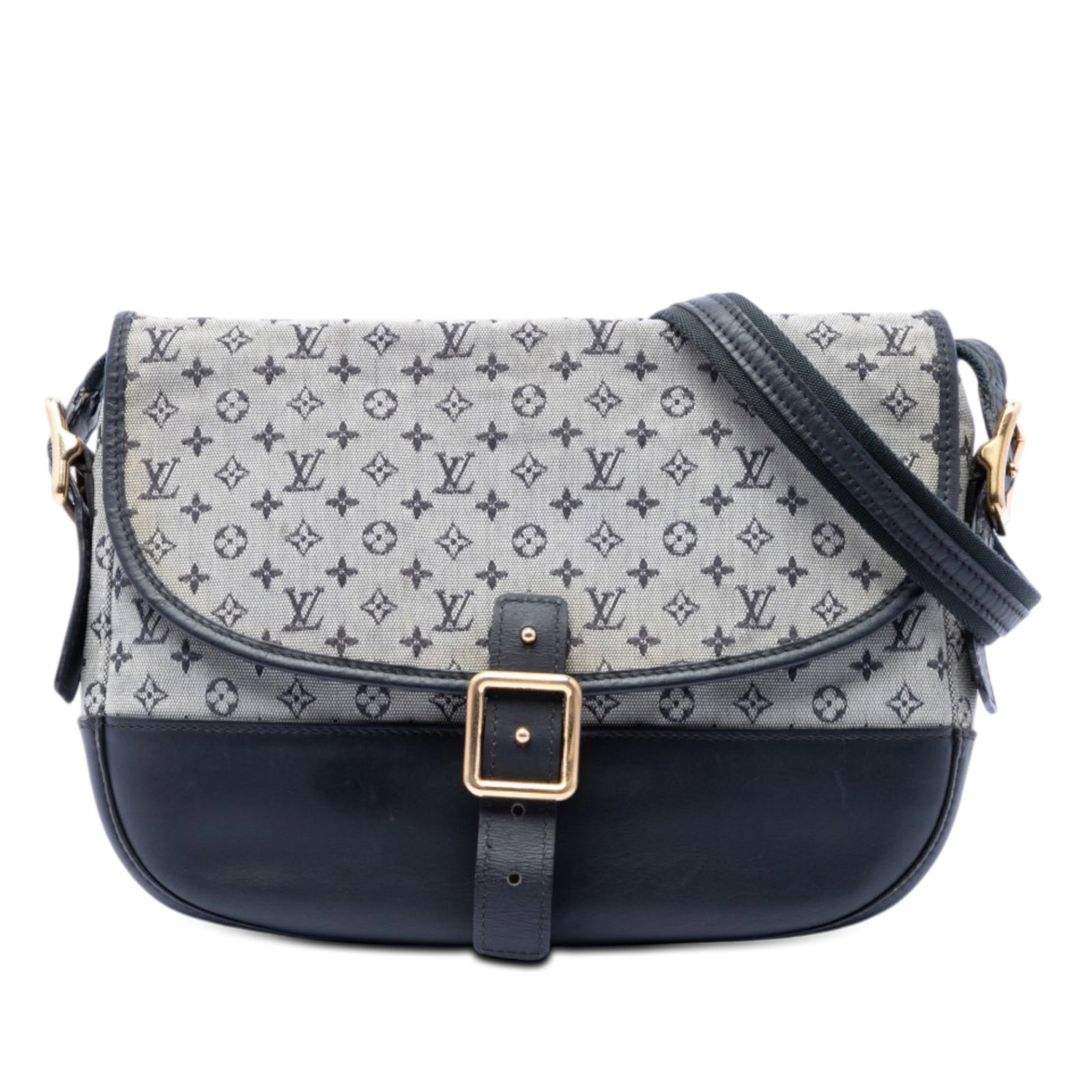 Louis Vuitton Marjorie Monogram Mini Lin Canvas Shoulder Bag: Louis Vuitton Marjorie Monogram Mini Lin Canvas Shoulder Bag This Louis Vuitton Monogram Mini Lin Marjorie bag features a monogram mini lin canvas exterior in gray, complemented by a flat leather shou