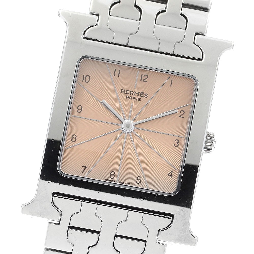 Hermes H-Watch Quartz Stainless Steel Unisex Wristwatch HH1.510 (1 of 6)