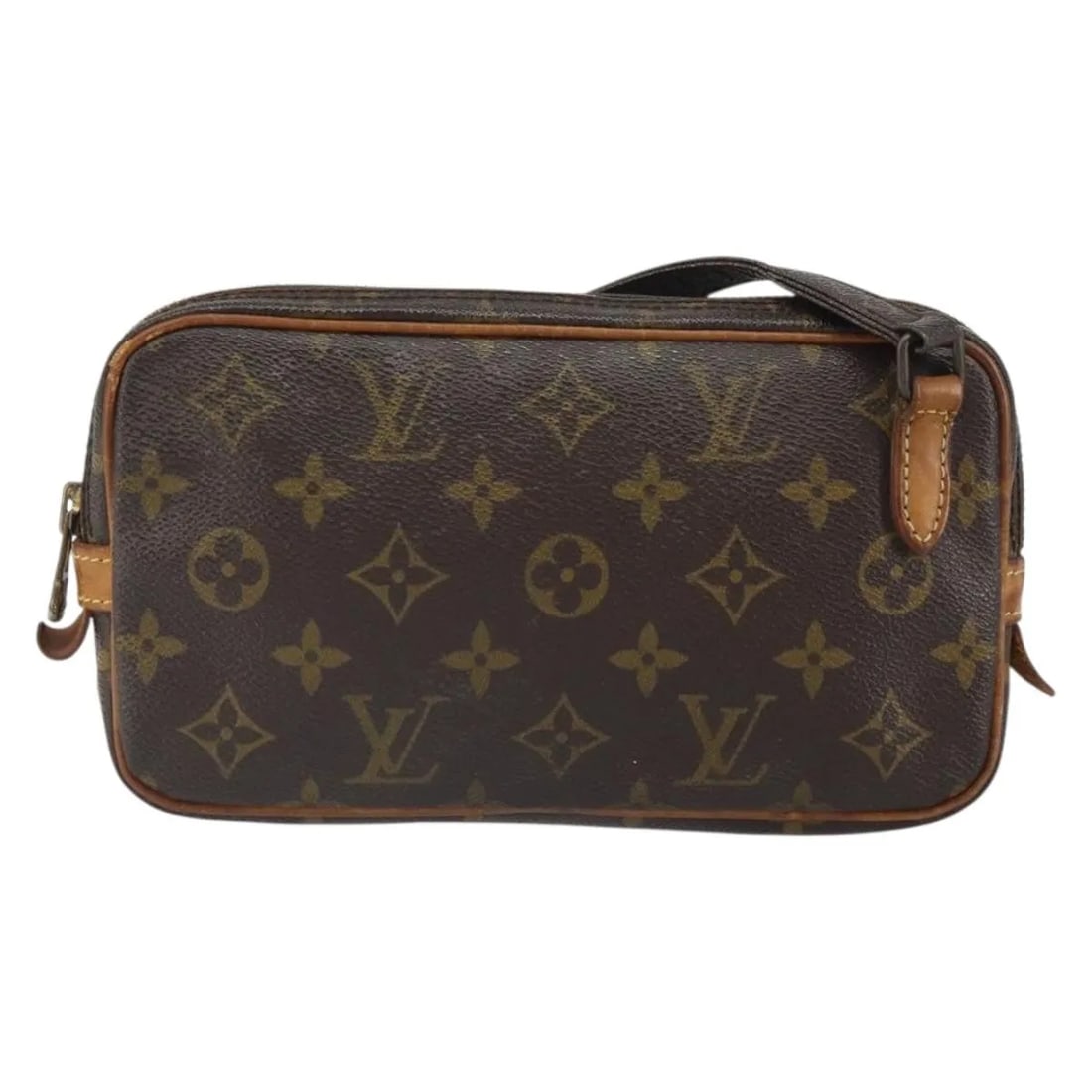 Louis Vuitton Pochette Marly Bandouliere Shoulder Bag Monogram Canvas: Louis Vuitton Pochette Marly Bandouliere Shoulder Bag Monogram Canvas Louis Vuitton Pochette Marly Bandouliere in brown monogram canvas. This vintage shoulder bag is made in France and shows honest we