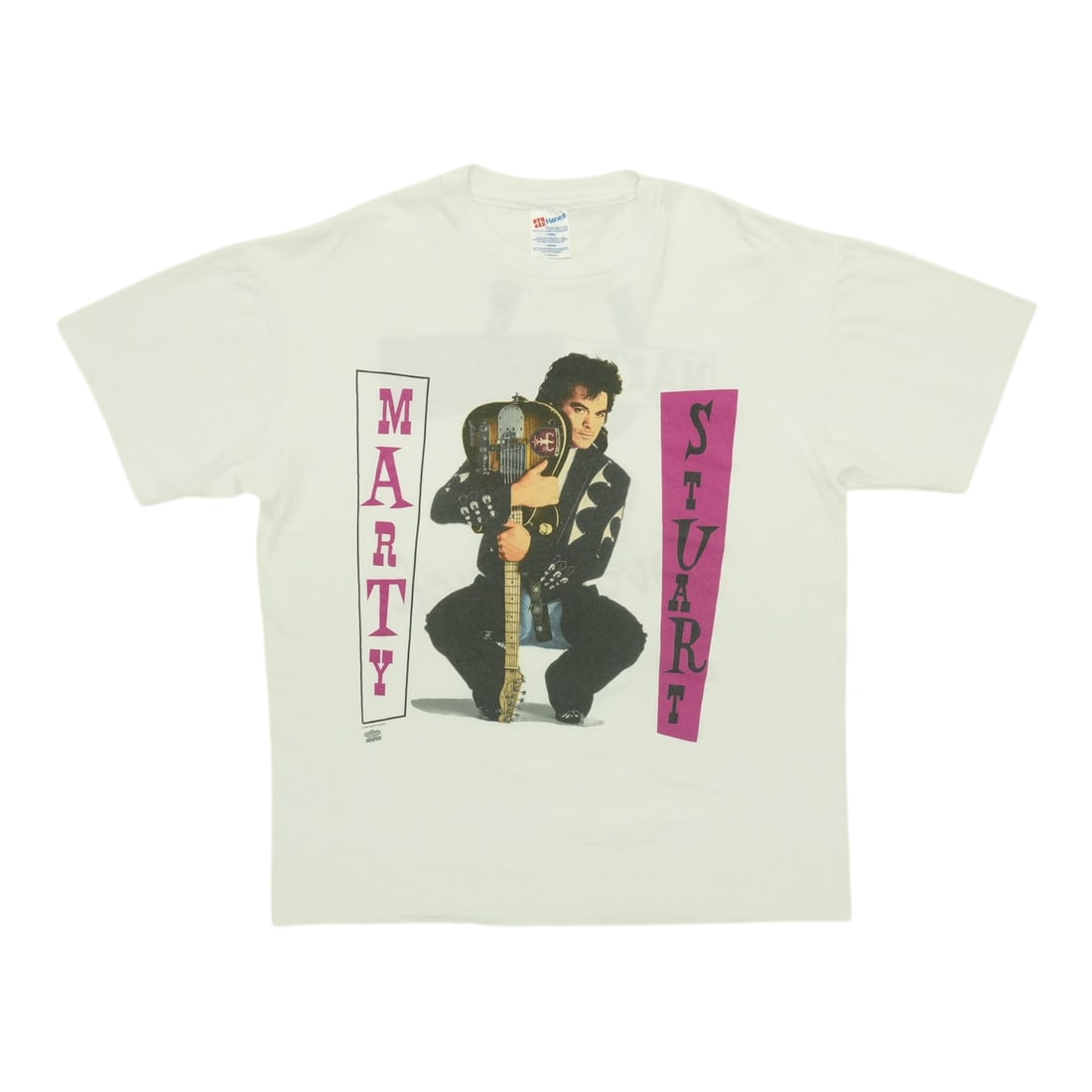 Vintage 1994 Marty Stuart Love and Luck Graphic Cotton Shirt XL (1 of 6)