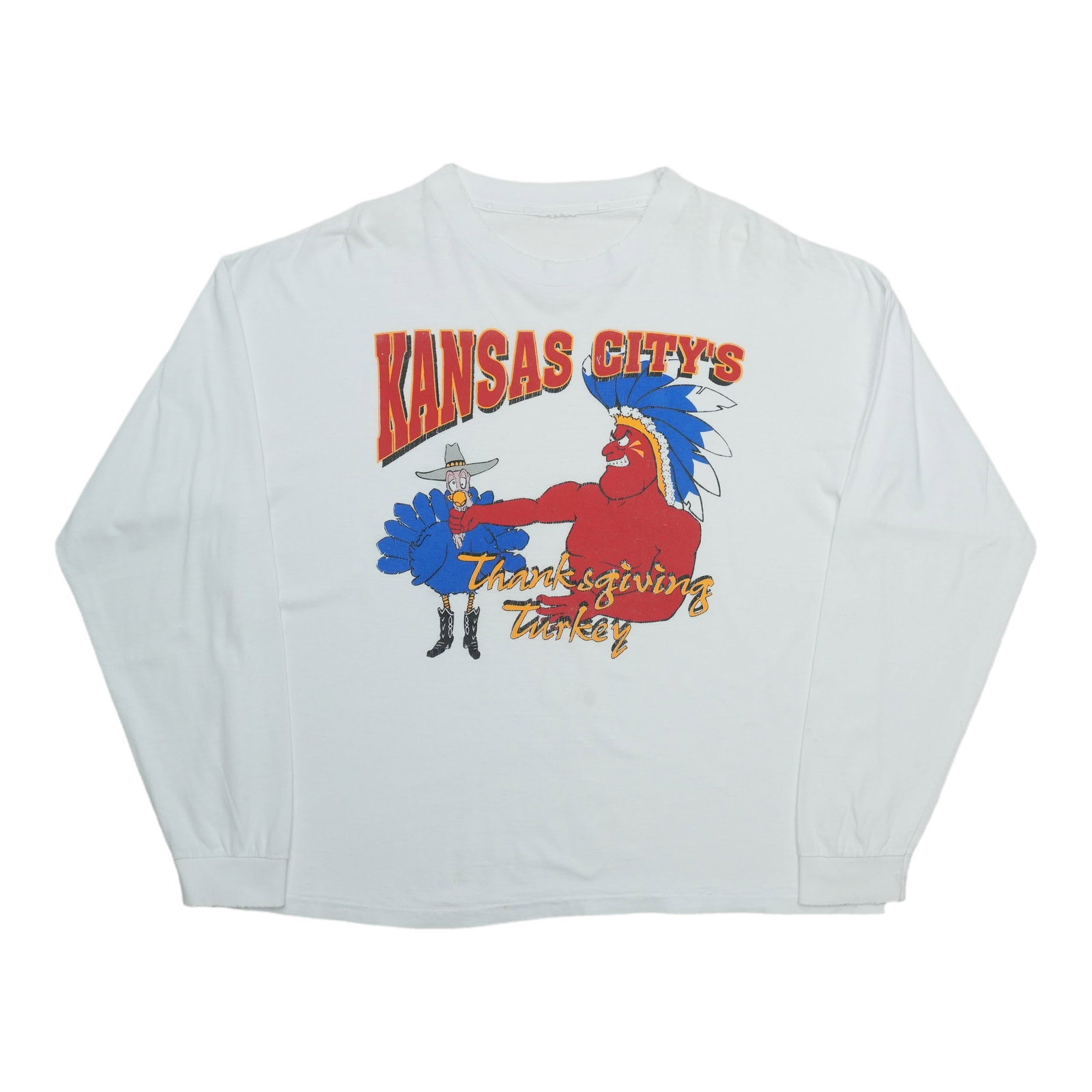 Vintage 1990s Kansas City Thanksgiving Turkey Cotton Shirt (1 of 11)